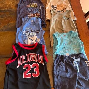Boys tank tops and shorts size 3t